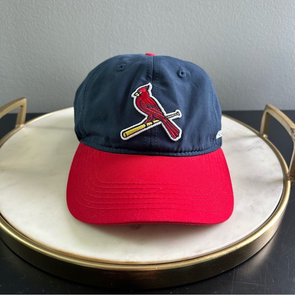 St. Louis Cardinals Ball Adjustable Strap Baseball Dad Hat Cap Busey Bank OS